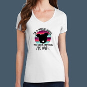 Ladies V Neck Be Kind Tee